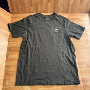 RVCA Men's VA All The Way short-sleeve t-shirt,camouflage logo graphic.small